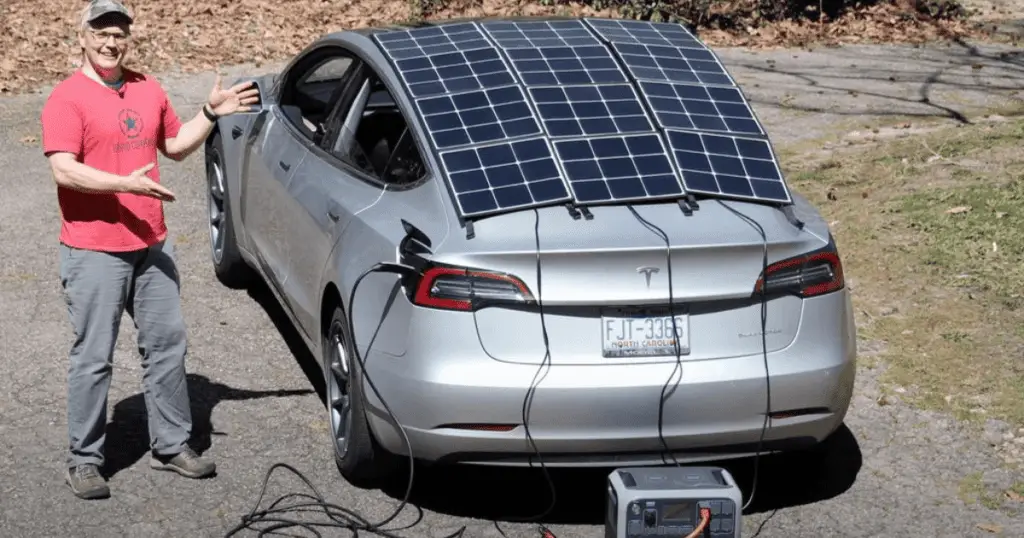DIY Solar Charger for Electric Car 