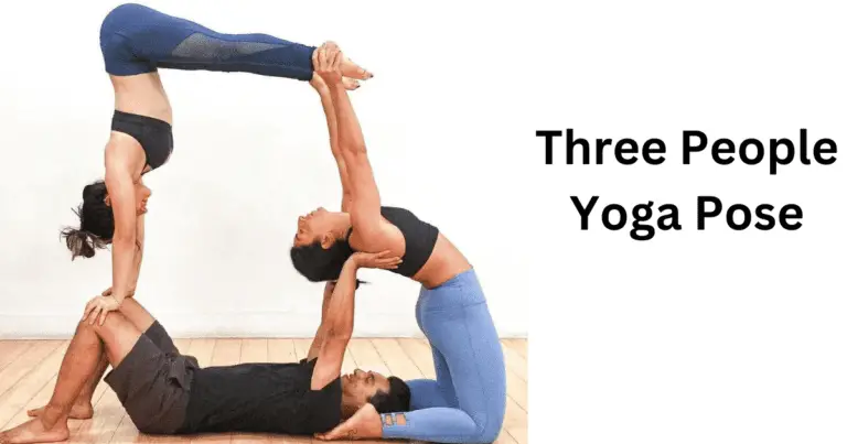 Three People Yoga Pose